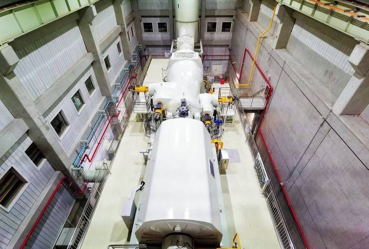 世界首臺東方汽輪機參建的湖北應城300兆瓦級壓氣儲能電站示范工程